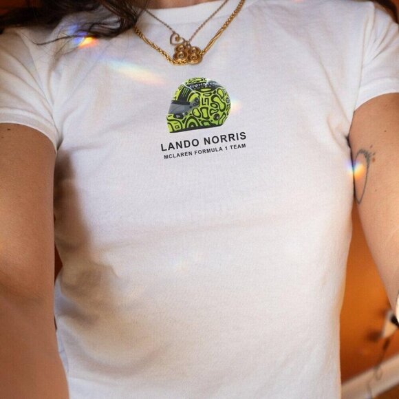 Renee
F Other - Mclaren 2024 Formula One F1 Lando Norris Oscar Piastri Fan Graphic T-Shirt 152